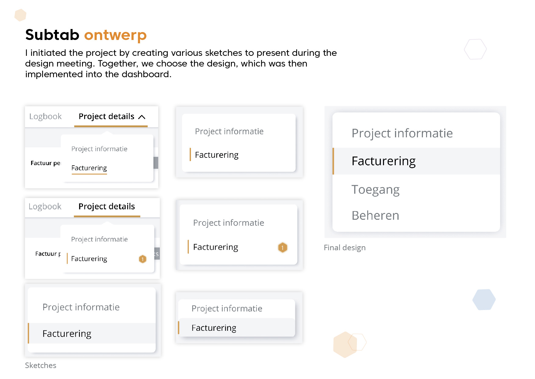 final design intergatie pagina