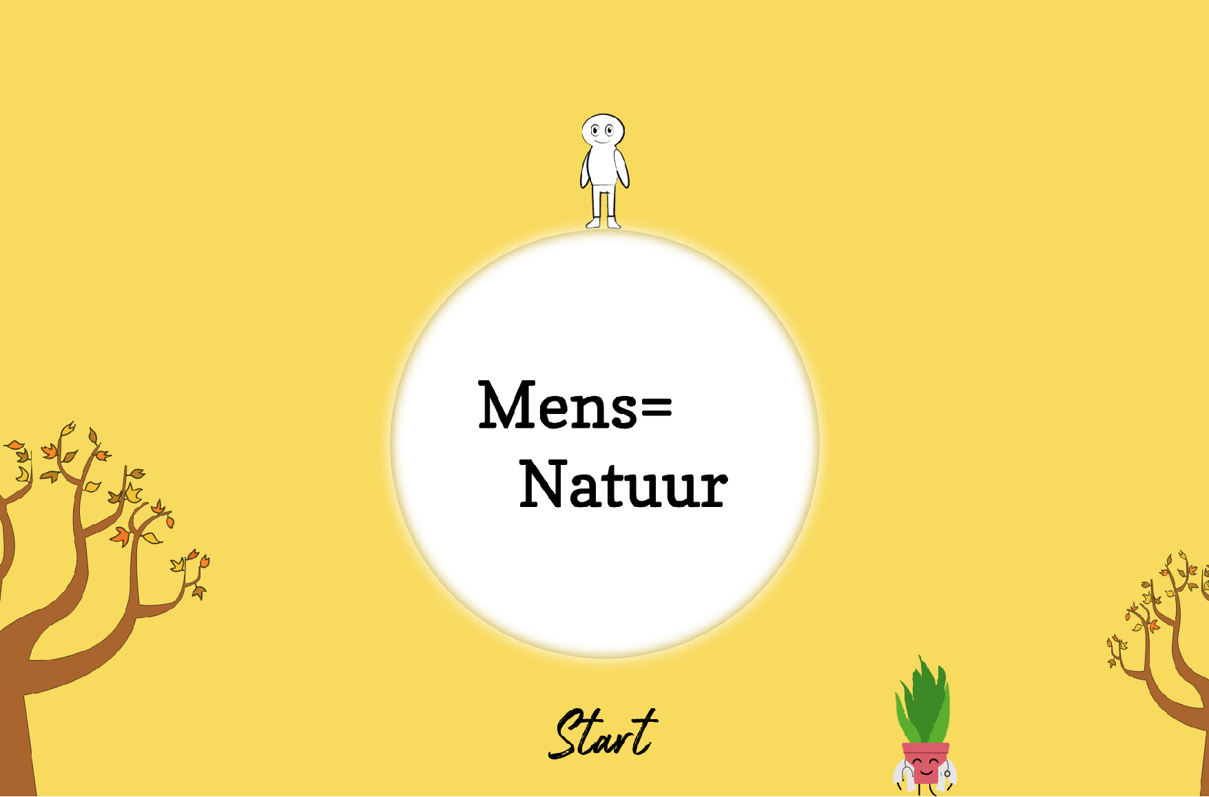 HumanAndNature Startscreen