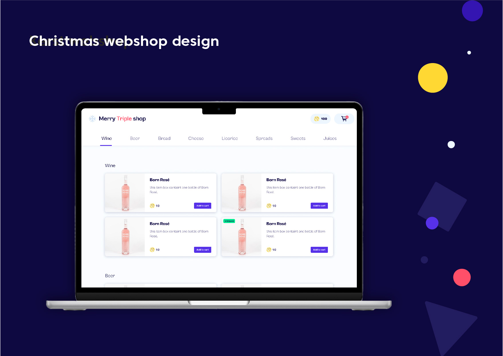 Triple project1 Christmas webshop