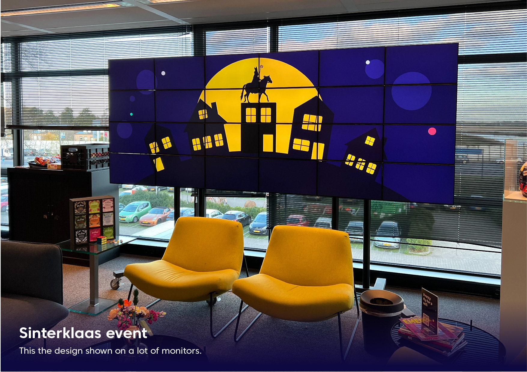 Triple project2 Sinterklaas Event design tv screens