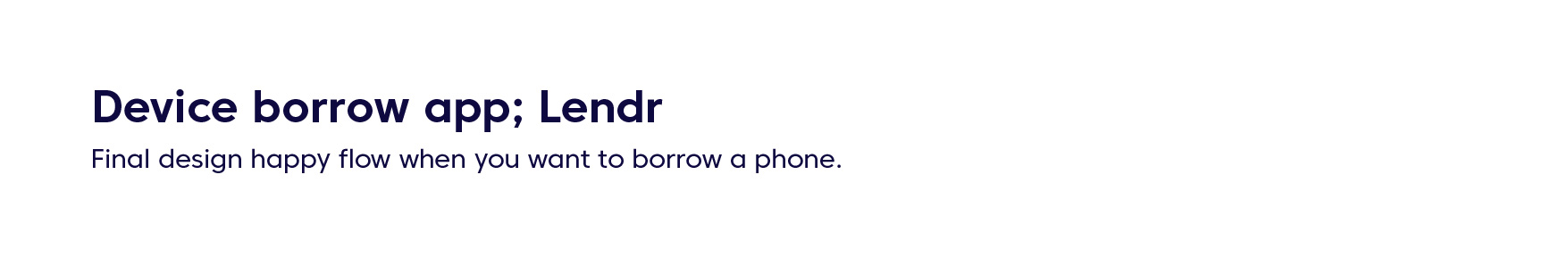 Triple project3 Device Borrow app info