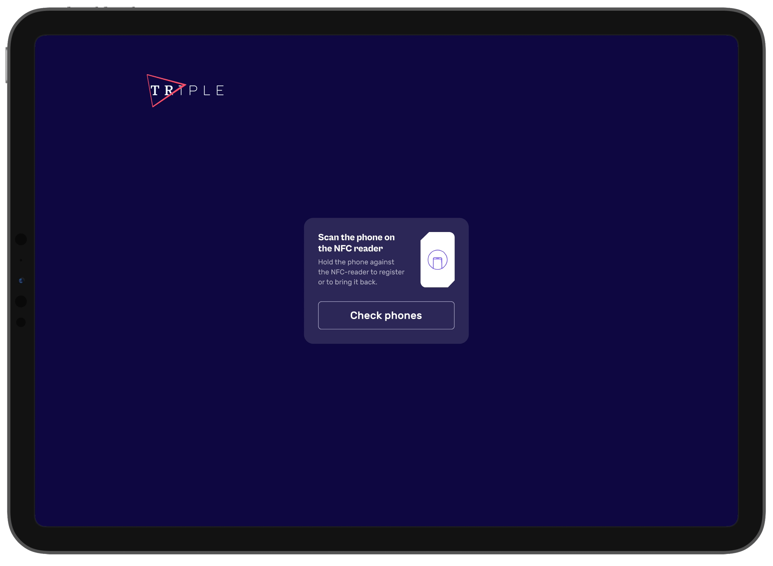 Triple project3 Device Borrow app Gif screensaver