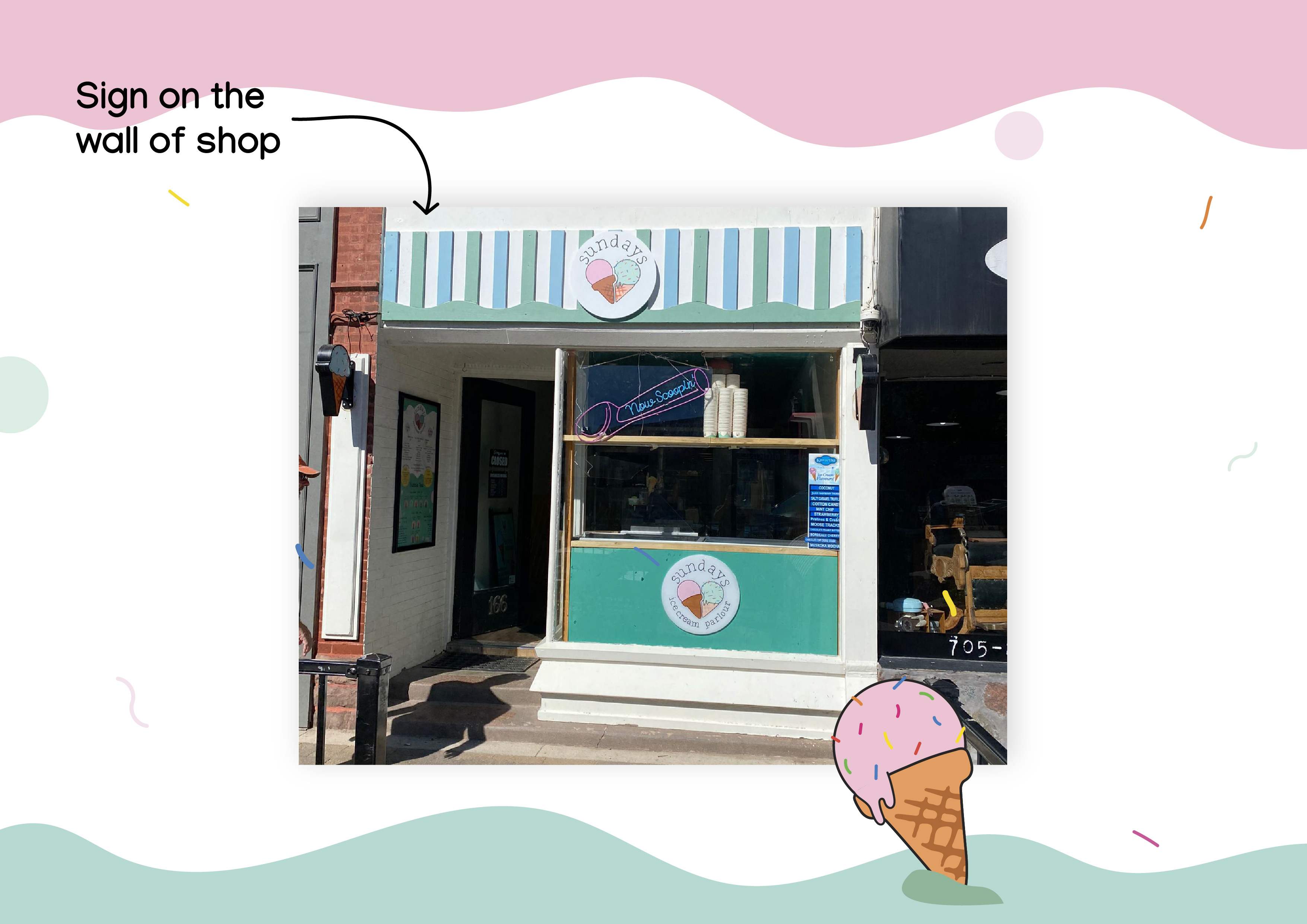 Sundays Menu board design